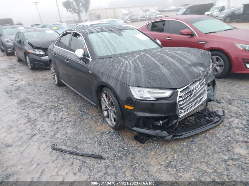 WAUB4AF46JA144626 2018 AUDI S4, photo no. 1