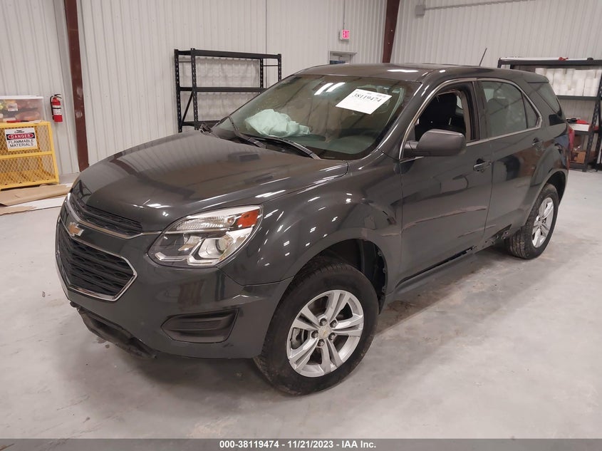 VIN 2GNALBEKXH6121811 2017 CHEVROLET EQUINOX LS