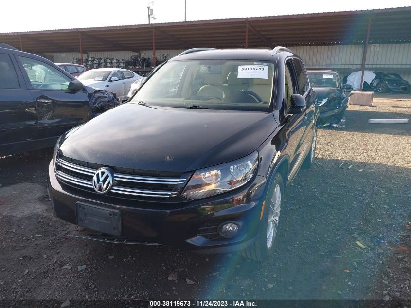 2013 VOLKSWAGEN TIGUAN SE - WVGAV7AX4DW545949