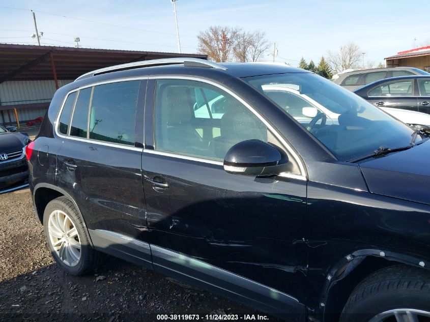 2013 VOLKSWAGEN TIGUAN SE - WVGAV7AX4DW545949