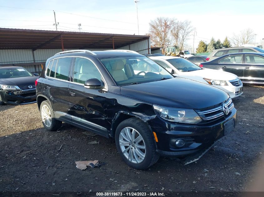 2013 VOLKSWAGEN TIGUAN SE - WVGAV7AX4DW545949