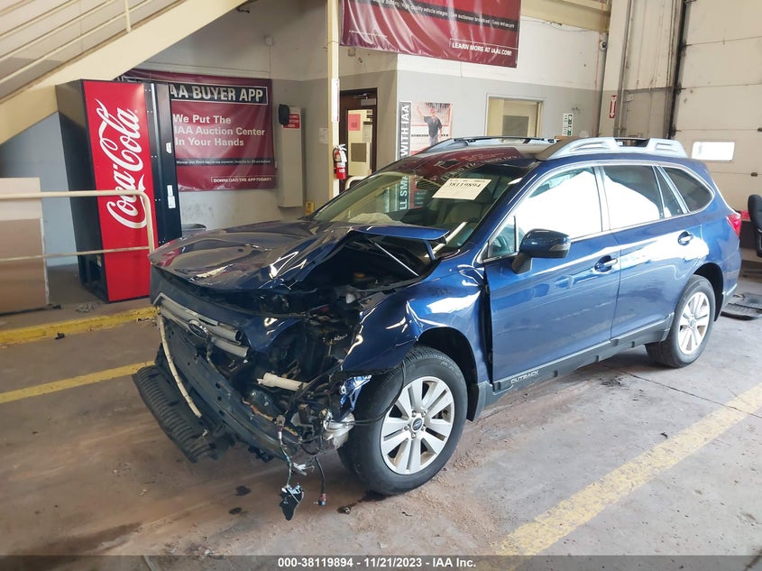 VIN 4S4BSAFC5H3306515 2017 SUBARU OUTBACK 2.5I PREMIUM