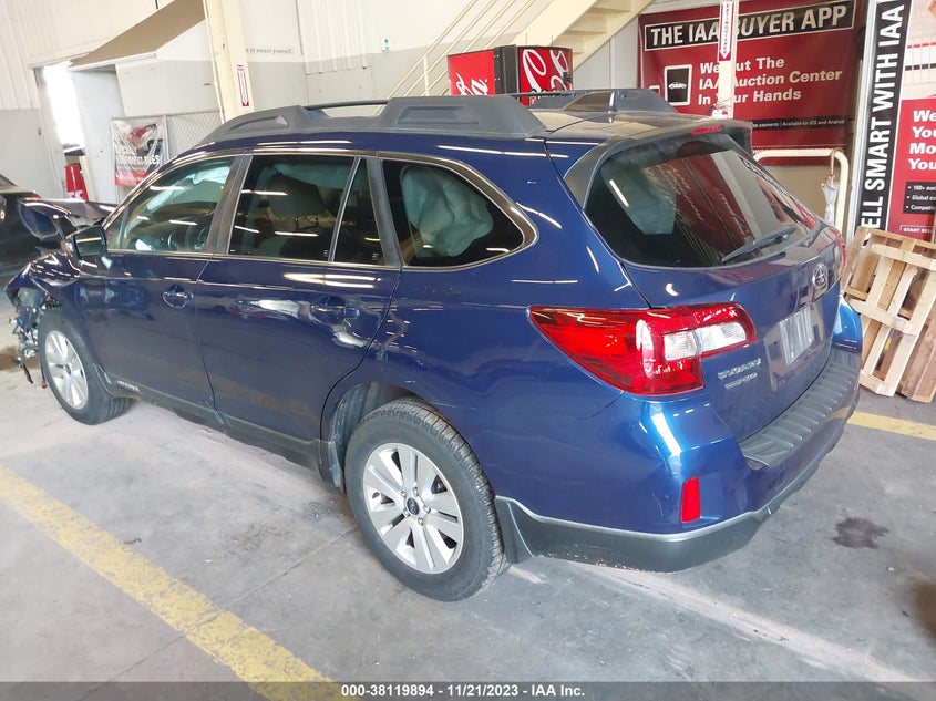 VIN 4S4BSAFC5H3306515 2017 SUBARU OUTBACK 2.5I PREMIUM