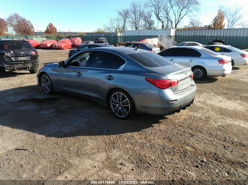 2014 INFINITI Q50 HYBRID SPORT - JN1AV7AR0EM702446