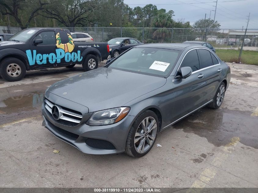 VIN 55SWF4JB0JU248640 2018 MERCEDES-BENZ C 300