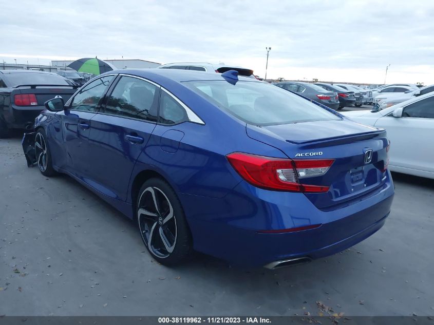 2019 HONDA ACCORD SPORT - 1HGCV1F35KA059758