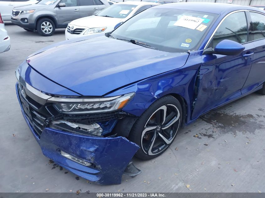 2019 HONDA ACCORD SPORT - 1HGCV1F35KA059758