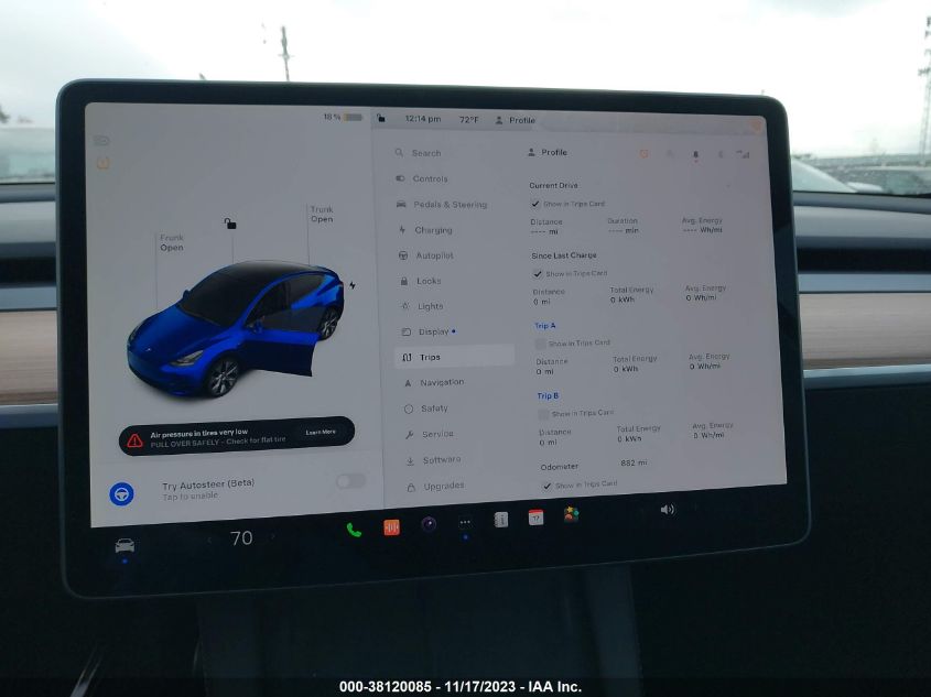 2023 TESLA MODEL Y AWD - 7SAYGDEE2PF881566