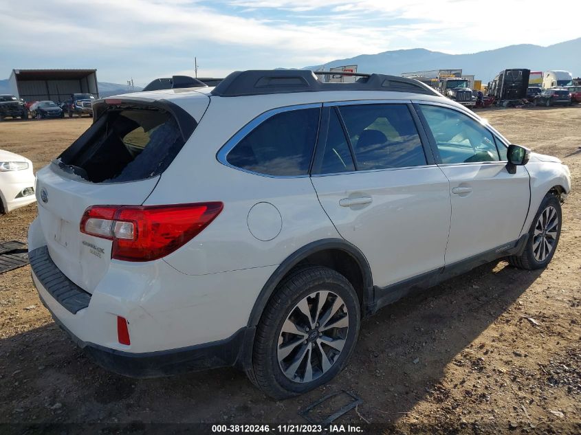 2016 SUBARU OUTBACK 2.5I LIMITED - 4S4BSALC3G3267099