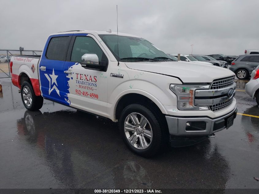 2018 FORD F-150 LARIAT - 1FTEW1EG3JKF91737