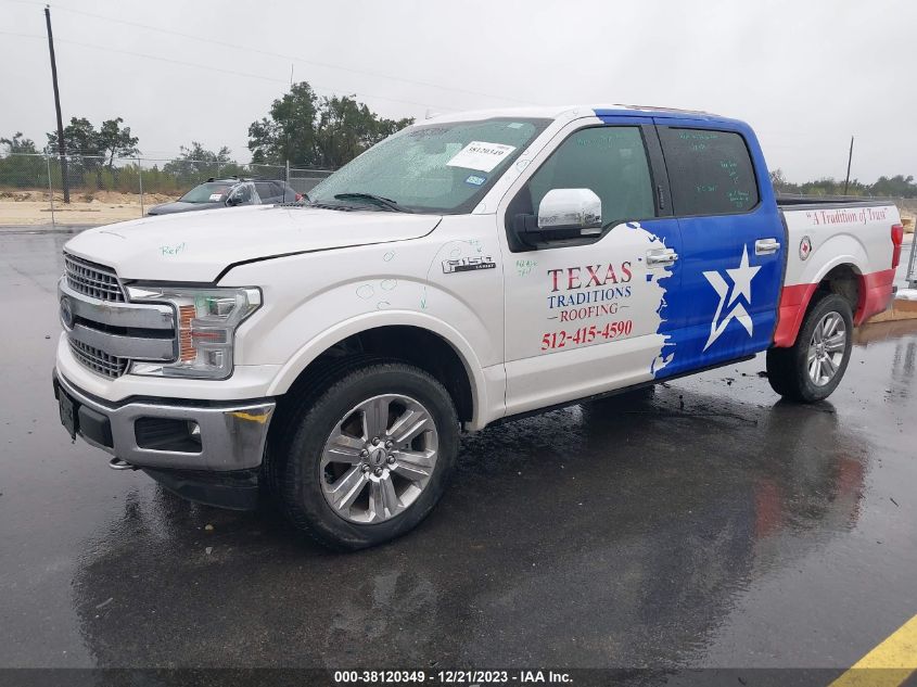 2018 FORD F-150 LARIAT - 1FTEW1EG3JKF91737