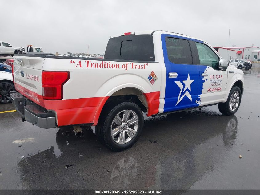 2018 FORD F-150 LARIAT - 1FTEW1EG3JKF91737