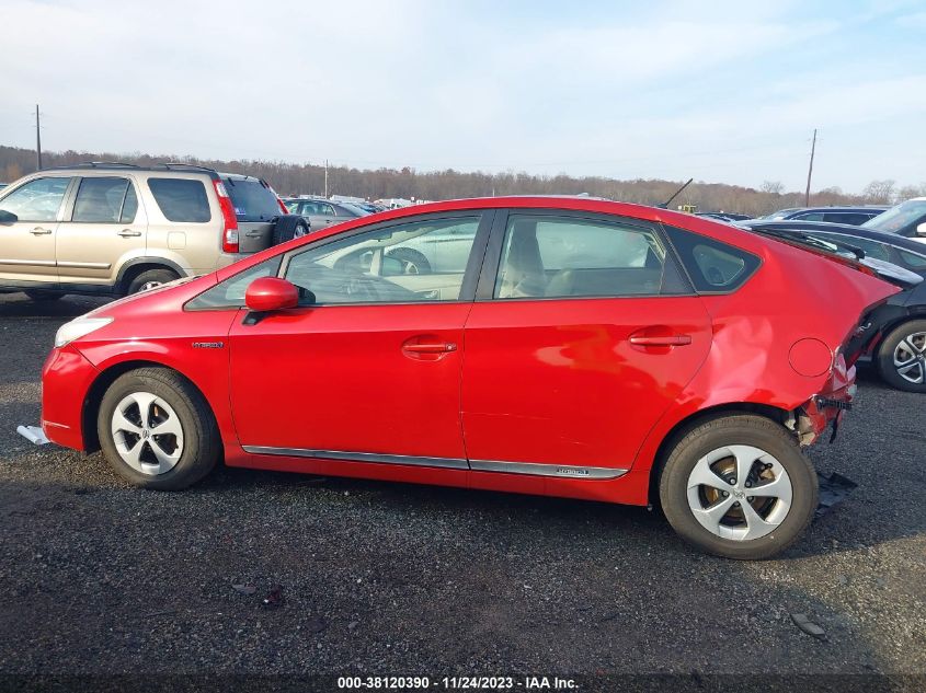 2013 TOYOTA PRIUS TWO - JTDKN3DU9D1639406