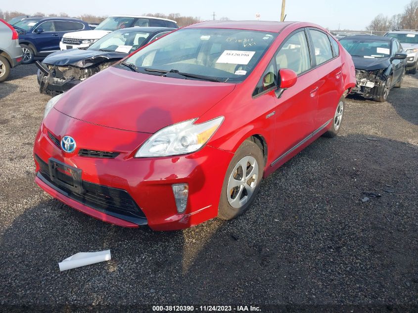2013 TOYOTA PRIUS TWO - JTDKN3DU9D1639406