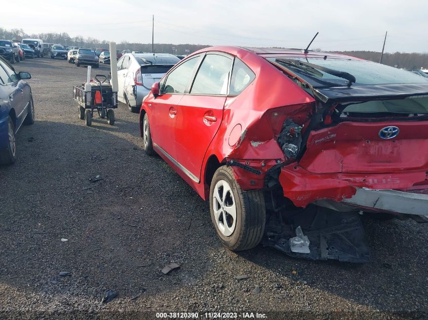 2013 TOYOTA PRIUS TWO - JTDKN3DU9D1639406