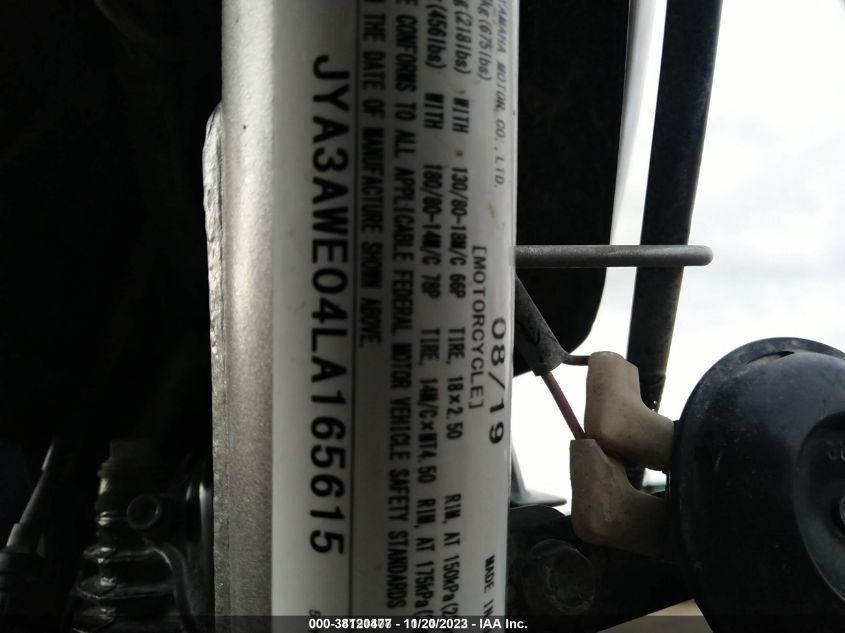 2020 YAMAHA TW200 C JYA3AWE04LA165615