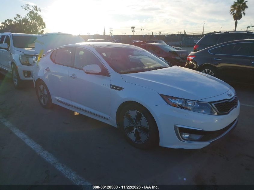 2013 KIA OPTIMA HYBRID EX - KNAGM4AD7D5042909