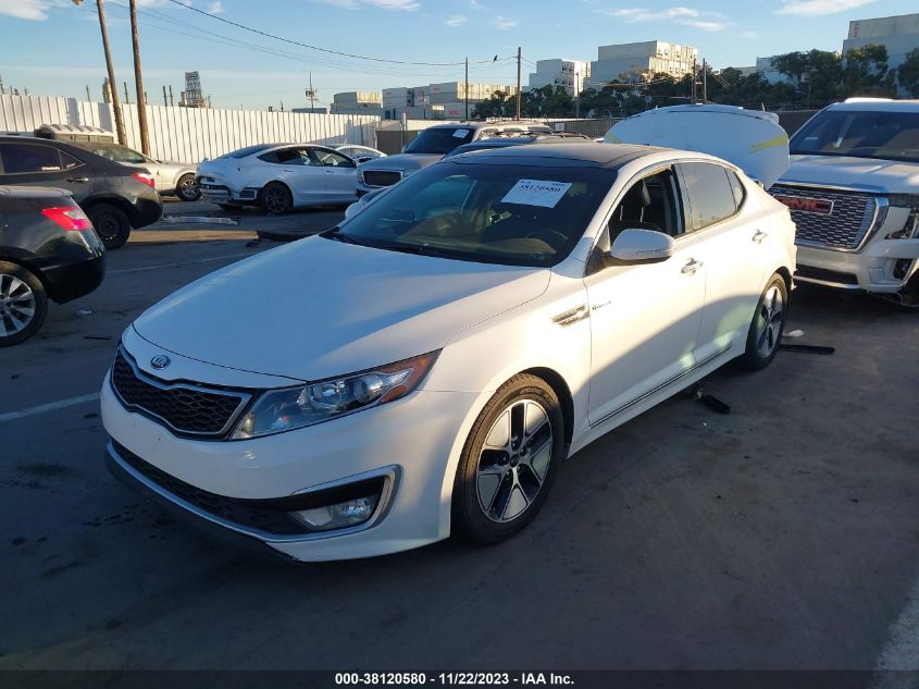 2013 KIA OPTIMA HYBRID EX - KNAGM4AD7D5042909