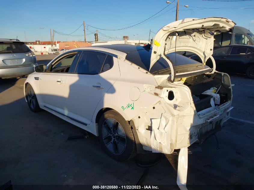2013 KIA OPTIMA HYBRID EX - KNAGM4AD7D5042909