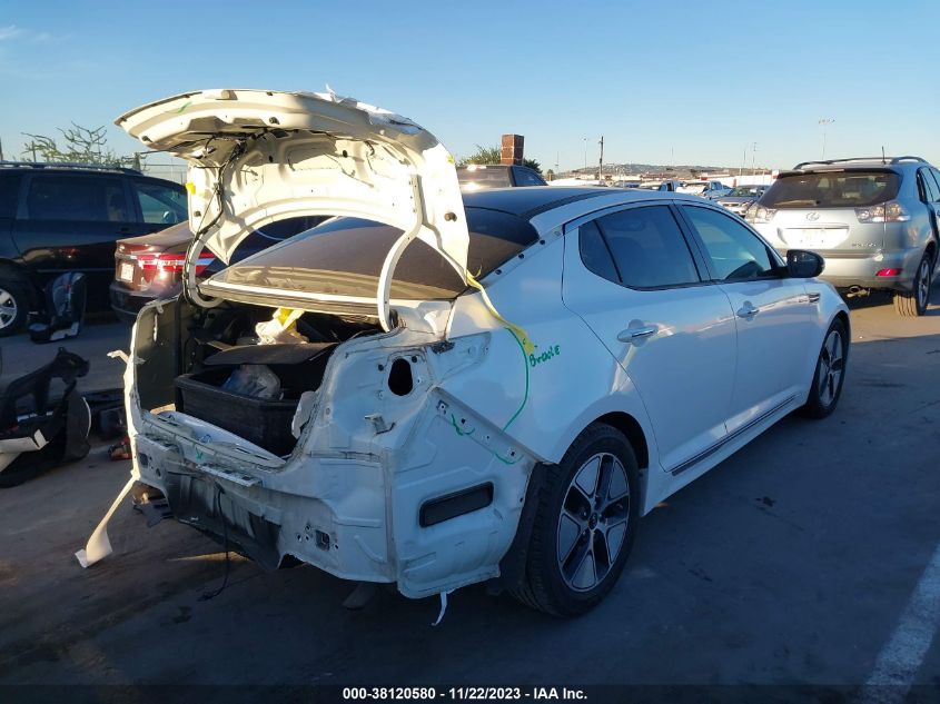 2013 KIA OPTIMA HYBRID EX - KNAGM4AD7D5042909