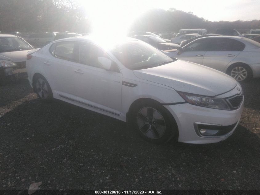 2013 KIA OPTIMA HYBRID EX - KNAGM4AD5D5048692