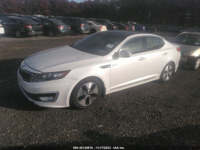 2013 KIA OPTIMA HYBRID EX - KNAGM4AD5D5048692