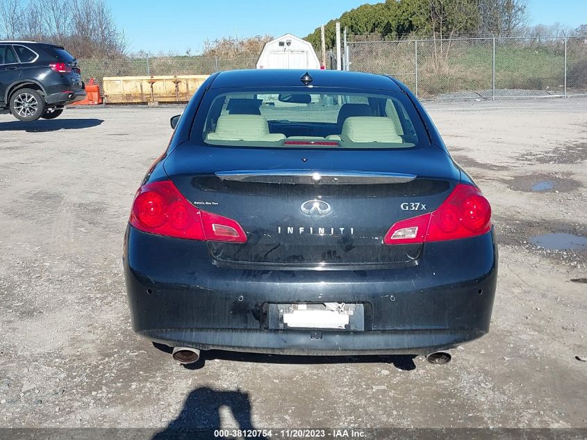 2013 INFINITI G37X - JN1CV6AR0DM761952