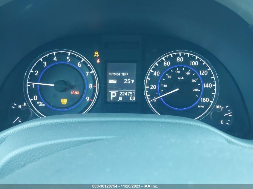2013 INFINITI G37X - JN1CV6AR0DM761952