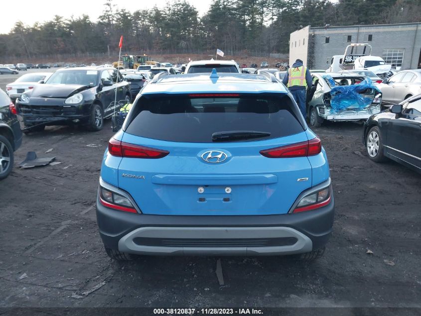 2022 HYUNDAI KONA SEL - KM8K6CAB3NU879787