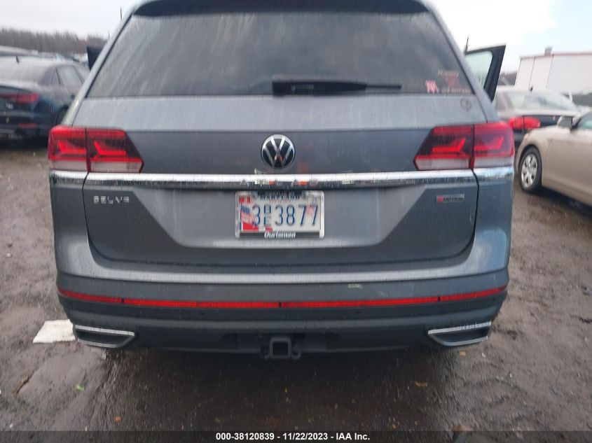 2021 VOLKSWAGEN ATLAS 3.6L V6 SEL PREMIUM - 1V2TR2CA2MC532923