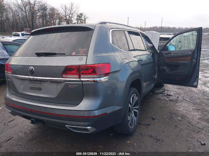 2021 VOLKSWAGEN ATLAS 3.6L V6 SEL PREMIUM - 1V2TR2CA2MC532923