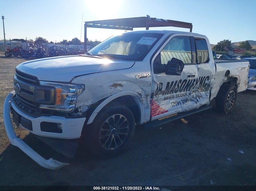 VIN 1FTEX1CP2JKC55531 2018 FORD F-150 XLT