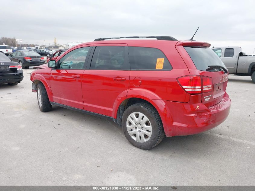 2017 DODGE JOURNEY SE - 3C4PDCAB2HT580550