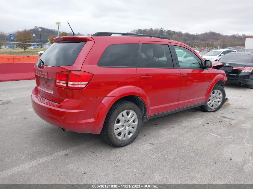 2017 DODGE JOURNEY SE - 3C4PDCAB2HT580550