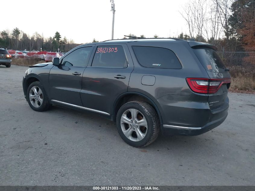 2014 DODGE DURANGO LIMITED - 1C4RDJDG7EC349381