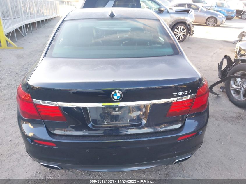 2015 BMW 750I WBAYA8C59FGK19753