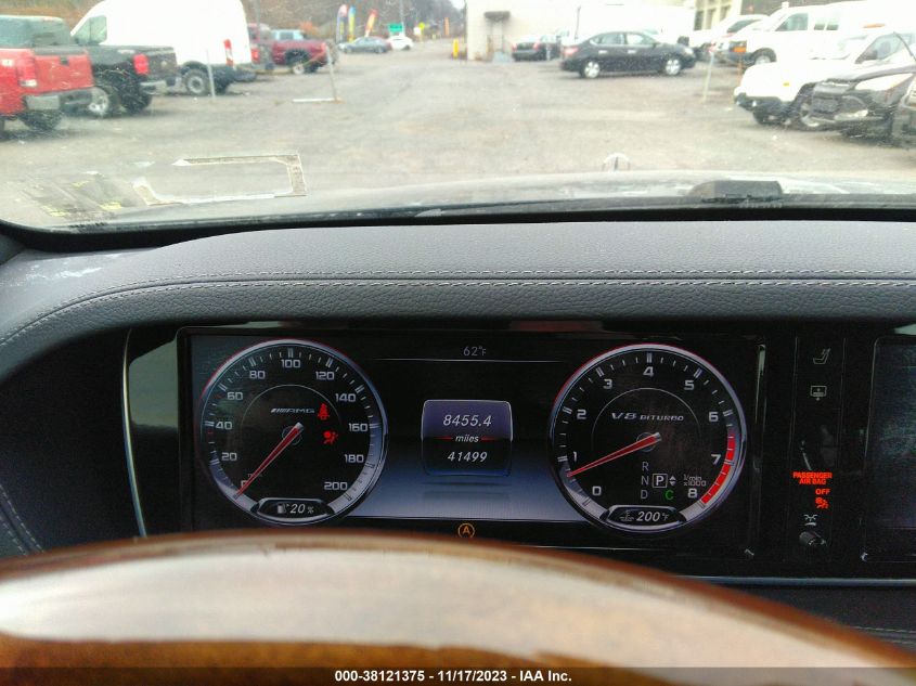 2015 MERCEDES-BENZ S 63 AMG 4MATIC WDDUG7JB9FA127909