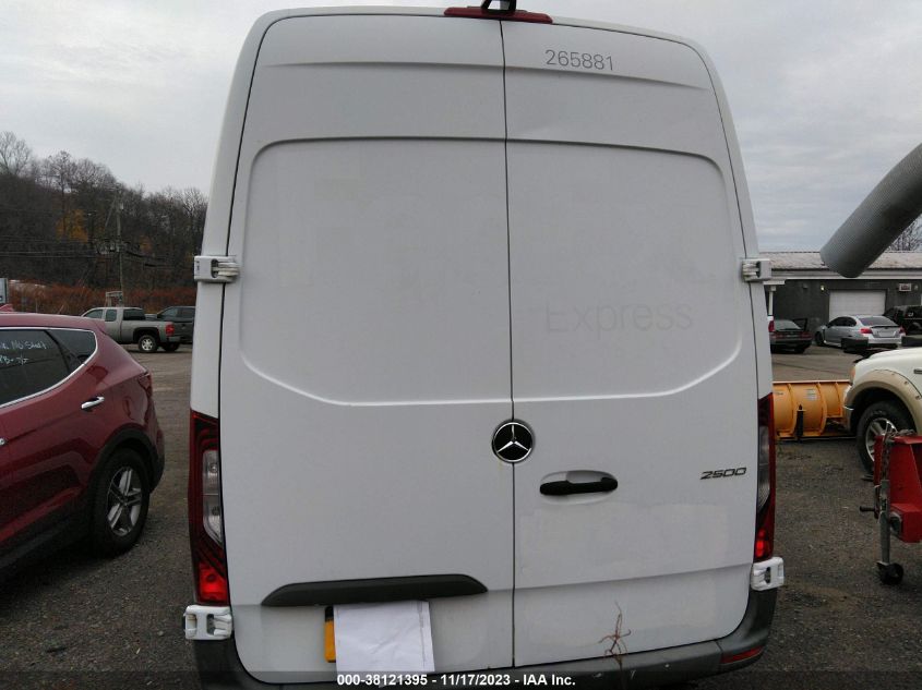 2019 MERCEDES-BENZ SPRINTER 2500 HIGH ROOF V6 WD3PF1CD9KP119493