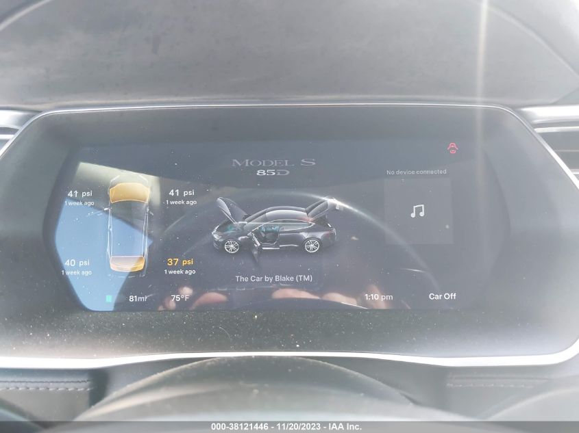 2015 TESLA MODEL S 70D/85D/P85D - 5YJSA1E21FF118137