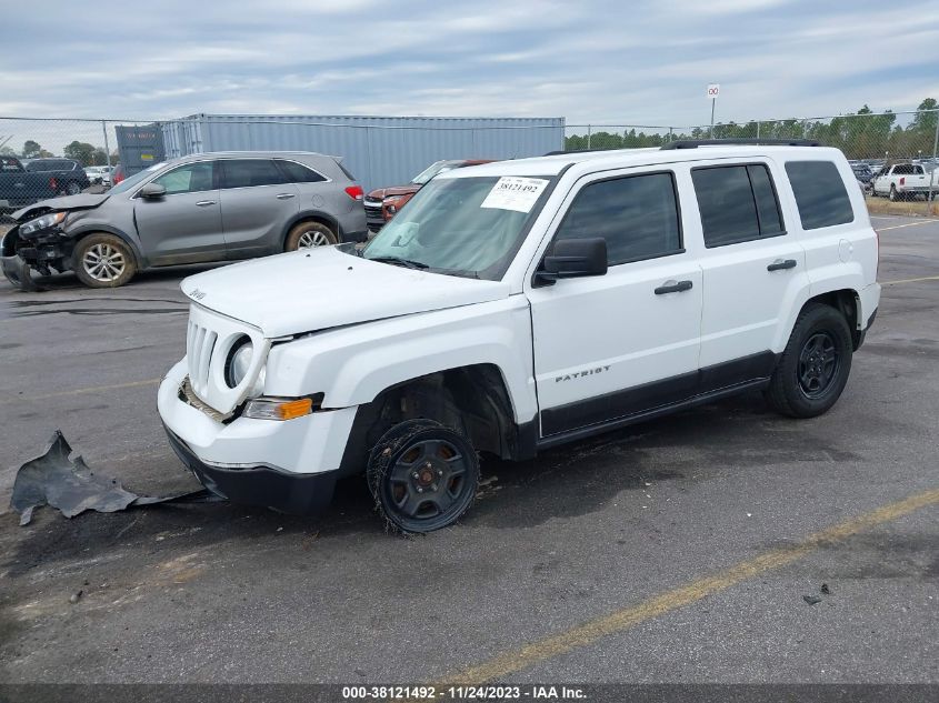 2017 JEEP PATRIOT SPORT - 1C4NJPBA2HD157860