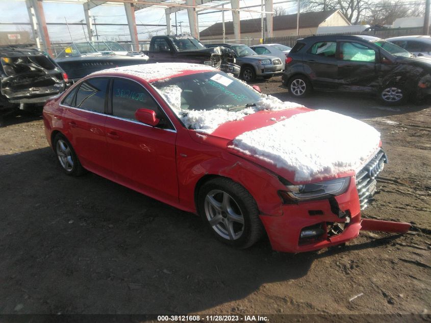 2014 AUDI A4 PREMIUM PLUS - WAUFFCFL5EN032395