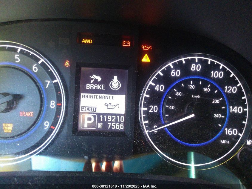 2013 INFINITI G37X JN1CV6AR0DM758341