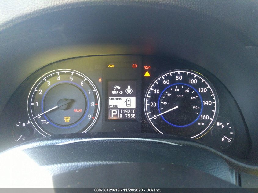 2013 INFINITI G37X JN1CV6AR0DM758341