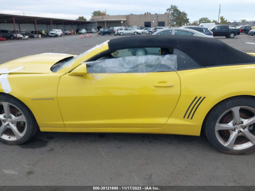2014 CHEVROLET CAMARO VIN: 2G1FC3D32E9145389