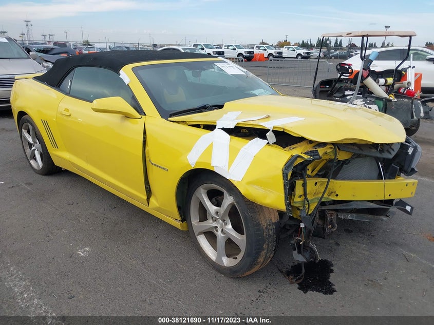 2014 CHEVROLET CAMARO VIN: 2G1FC3D32E9145389