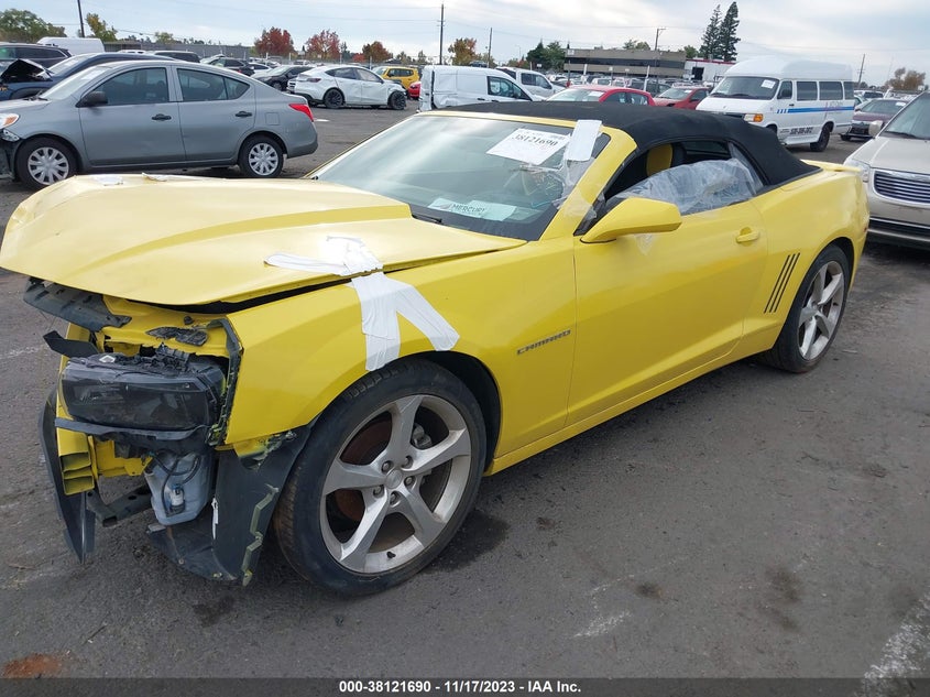 2014 CHEVROLET CAMARO VIN: 2G1FC3D32E9145389