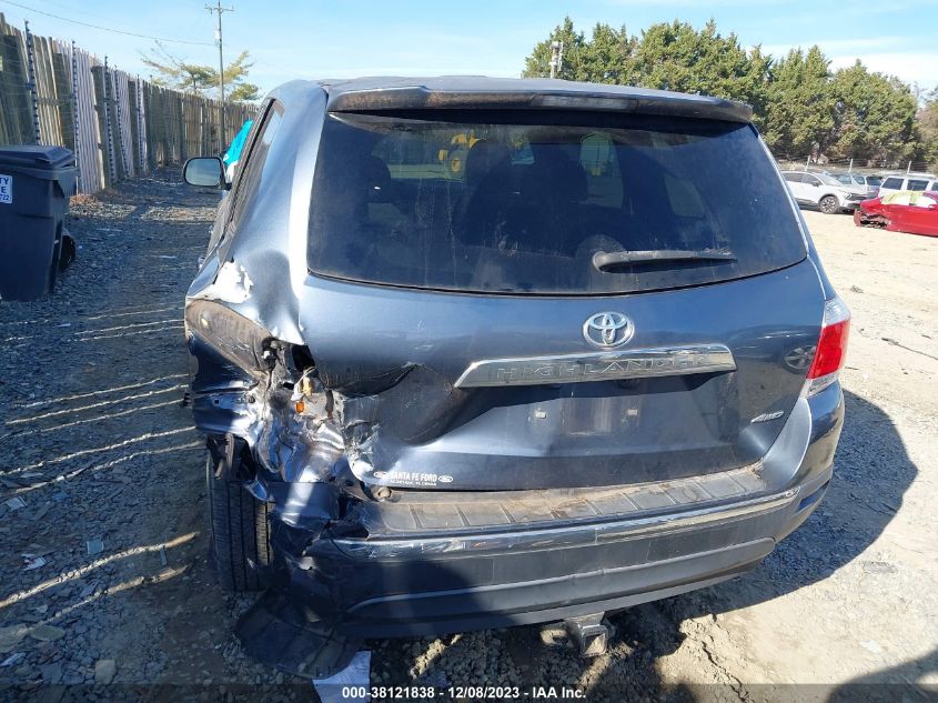 2013 TOYOTA HIGHLANDER BASE V6 - 5TDBK3EH8DS189499