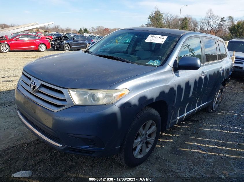 2013 TOYOTA HIGHLANDER BASE V6 - 5TDBK3EH8DS189499