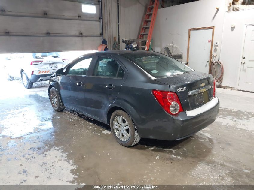 2013 CHEVROLET SONIC LT MANUAL - 1G1JD5SB6D4150691