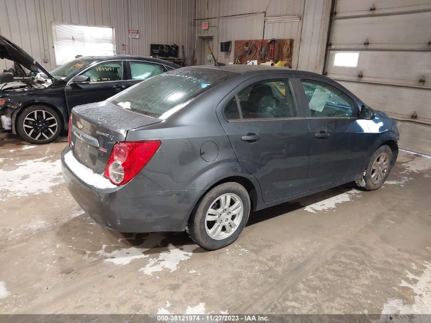 2013 CHEVROLET SONIC LT MANUAL - 1G1JD5SB6D4150691